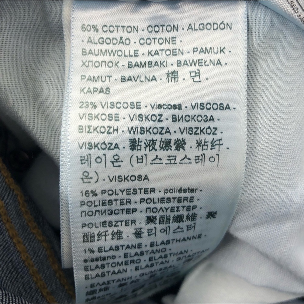 Levi’s Classic Straight Jeans Pants Blue Denim Stretch Modern Size 31 Short - Picture 7 of 13